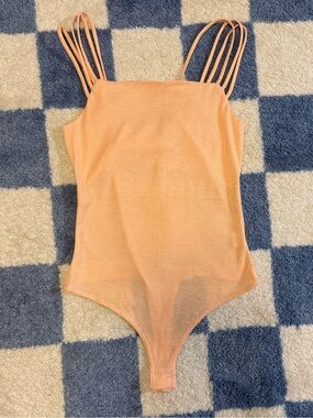 The NEW Boutique Peach Multi-Strap Bodysuit